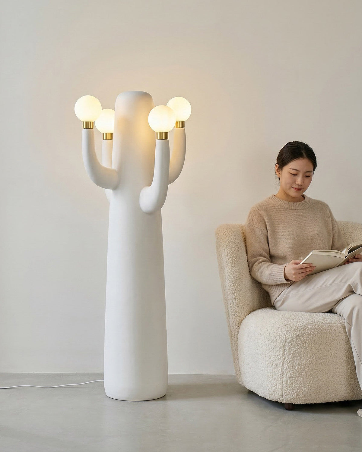 Elma-gulvlampe