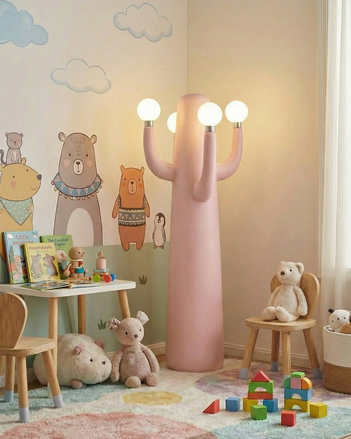 Elma-gulvlampe