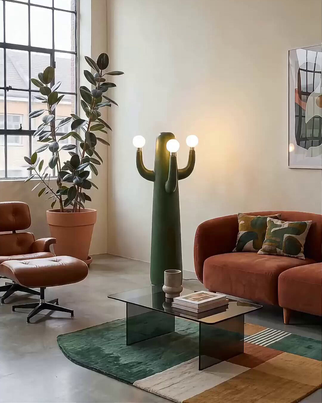 Elma-gulvlampe
