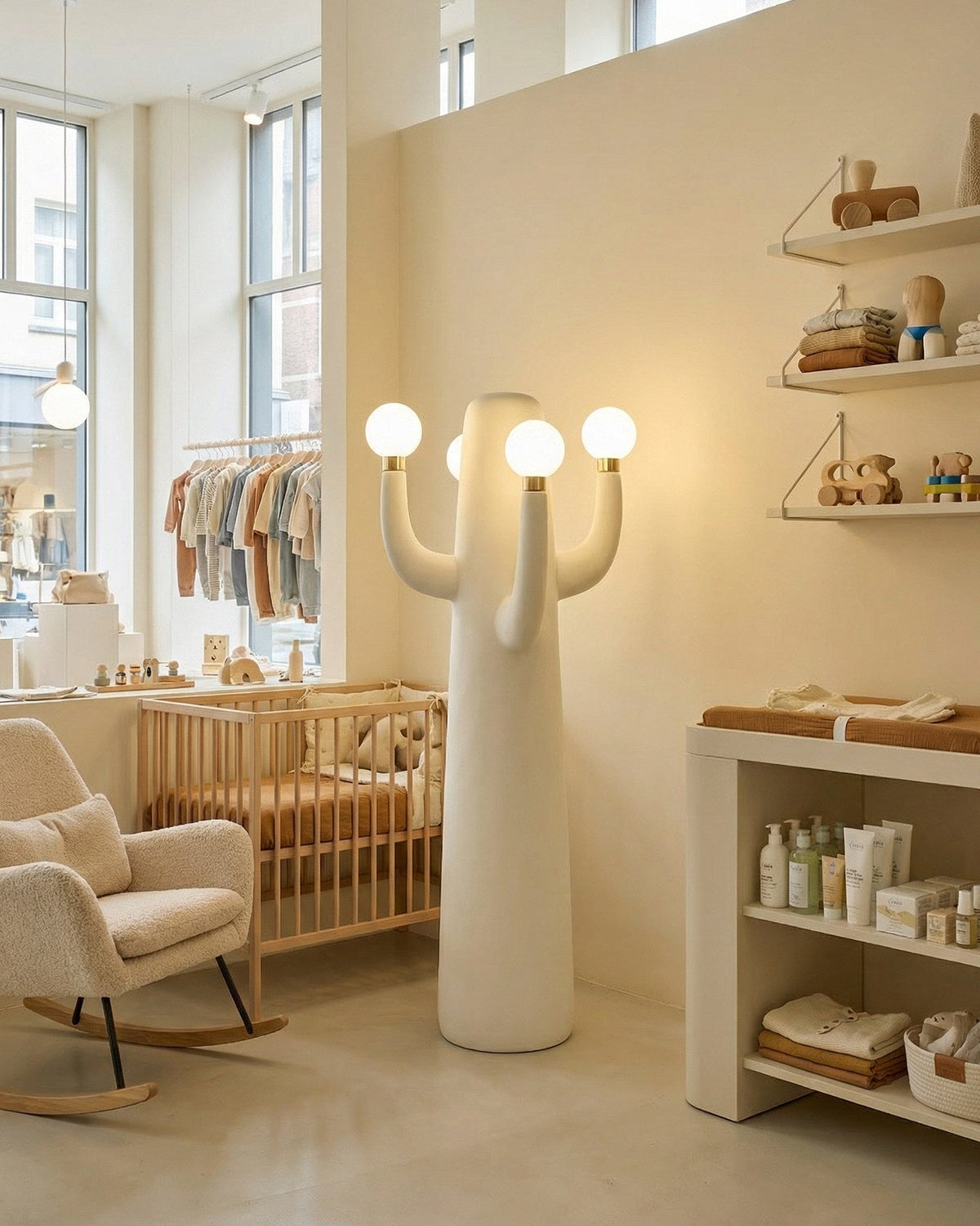 Elma-gulvlampe