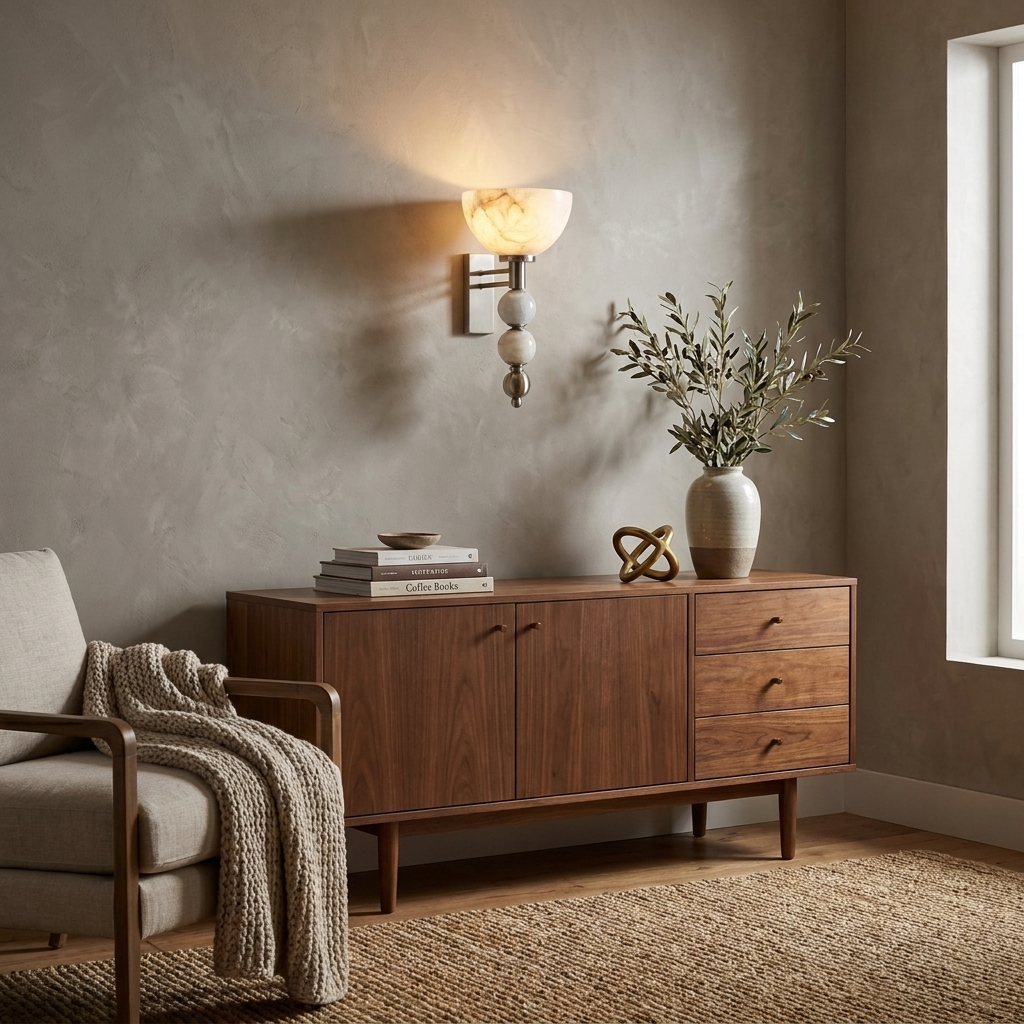 Loxhurst-alabasturveggljós