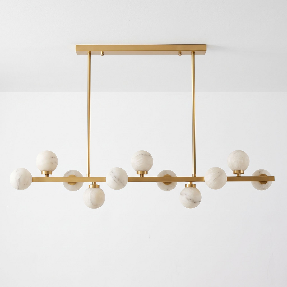 Candeeiro de lustre em alabastro Aldenford
