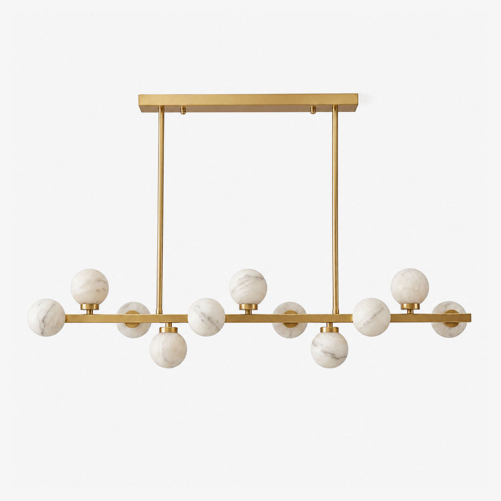 Candeeiro de lustre em alabastro Aldenford
