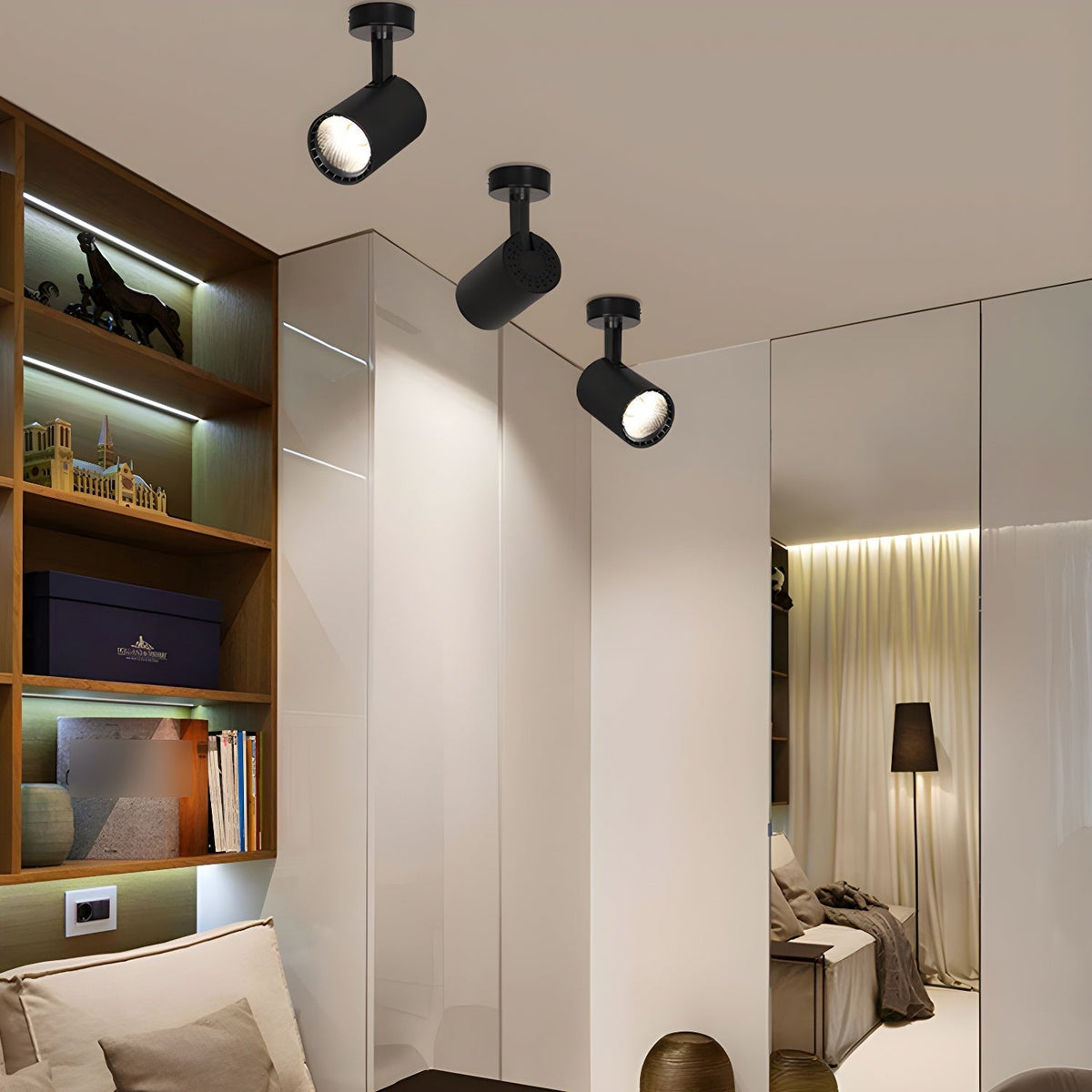 Sysorila moderne minimalistisk loftspot med stråleformet design