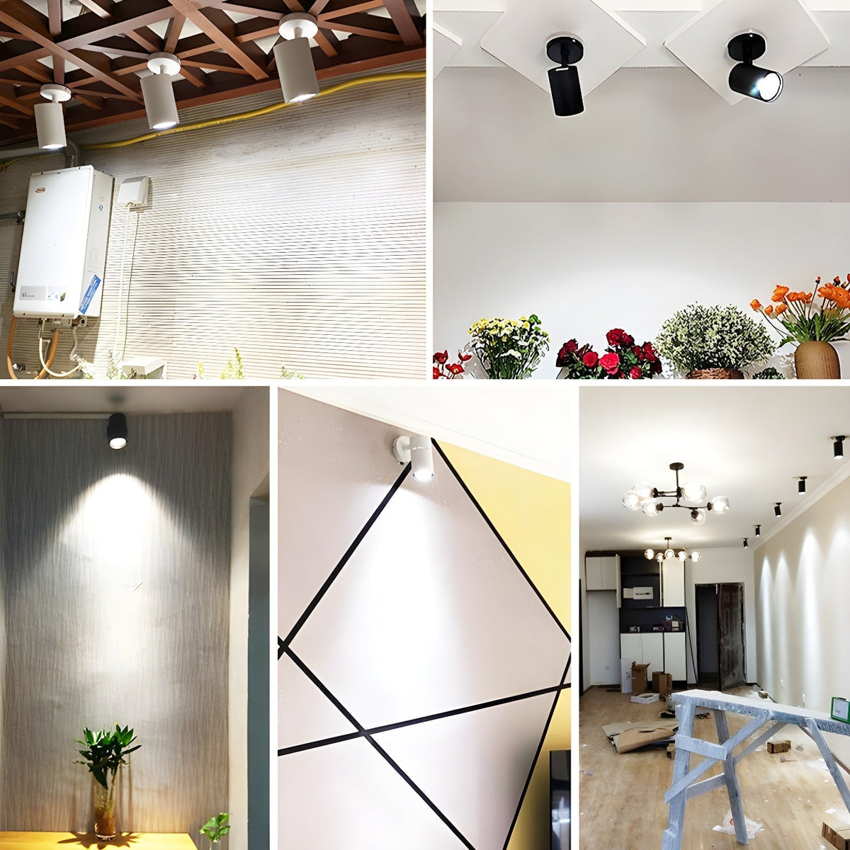 Sysorila moderne minimalistisk loftspot med stråleformet design