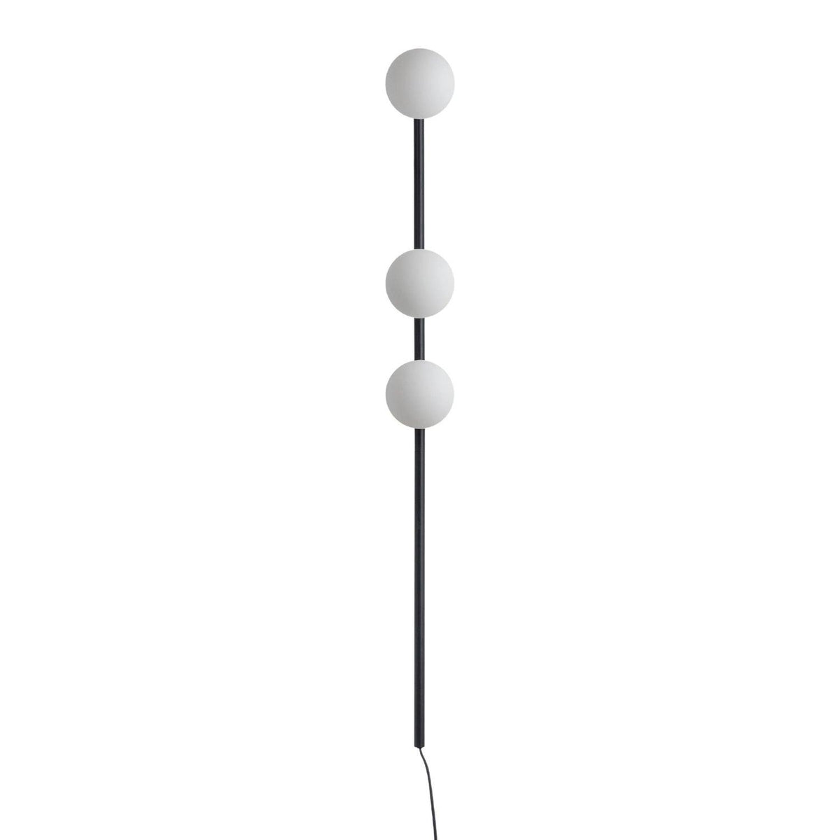 Ultheia moderne minimalistisk væglampe i glas med slik-kugler