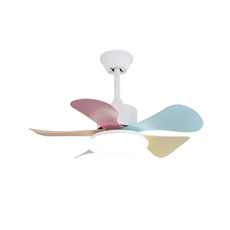 Celoia Colorful Glass Ceiling Fan Light