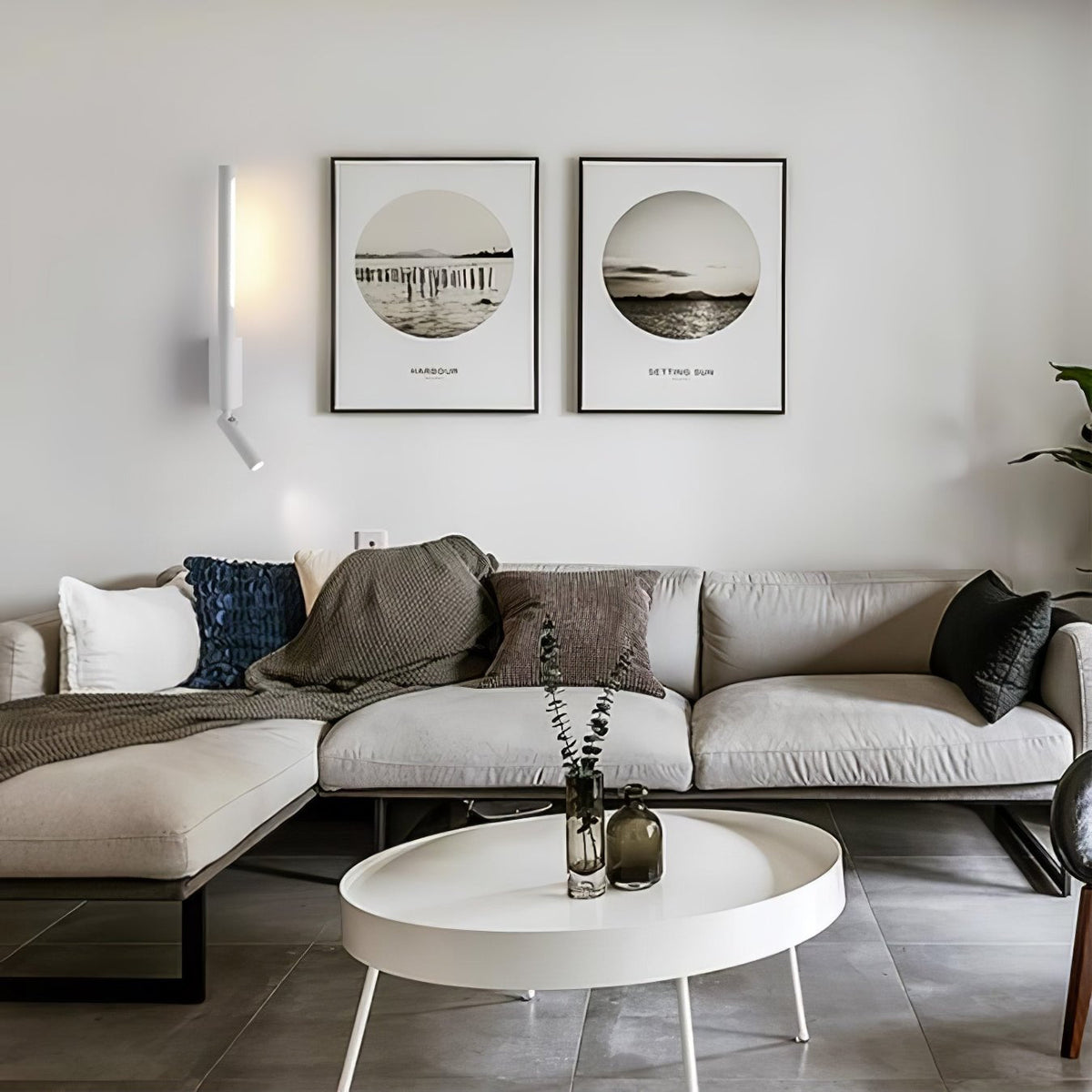 Melody modern minimalistisk LED-vägglampa