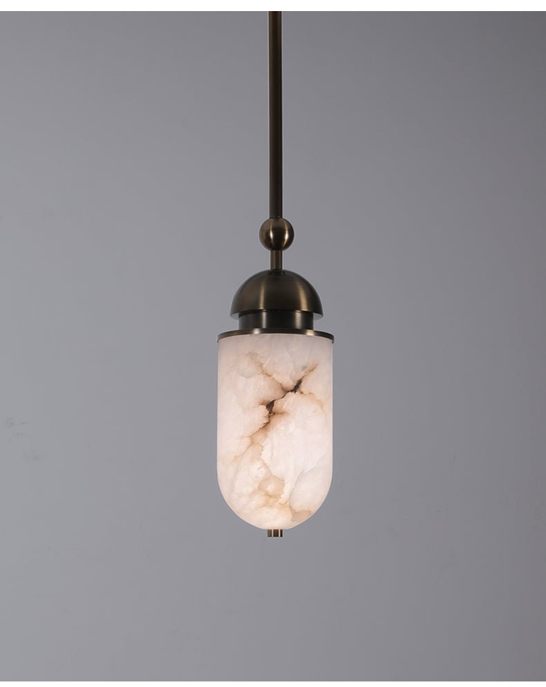 Hänglampa Capsule i alabaster