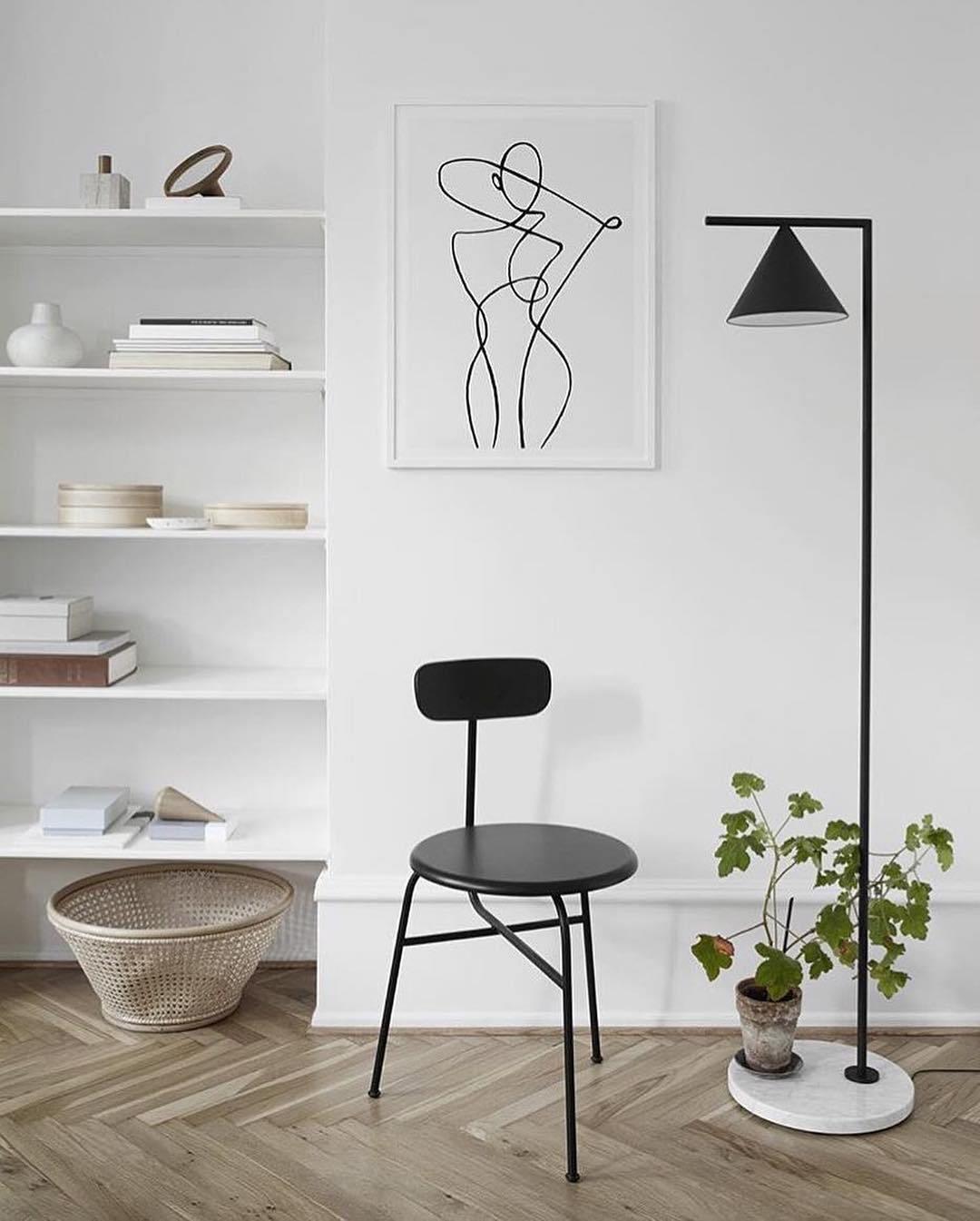 Candeeiro de pé minimalista Nell