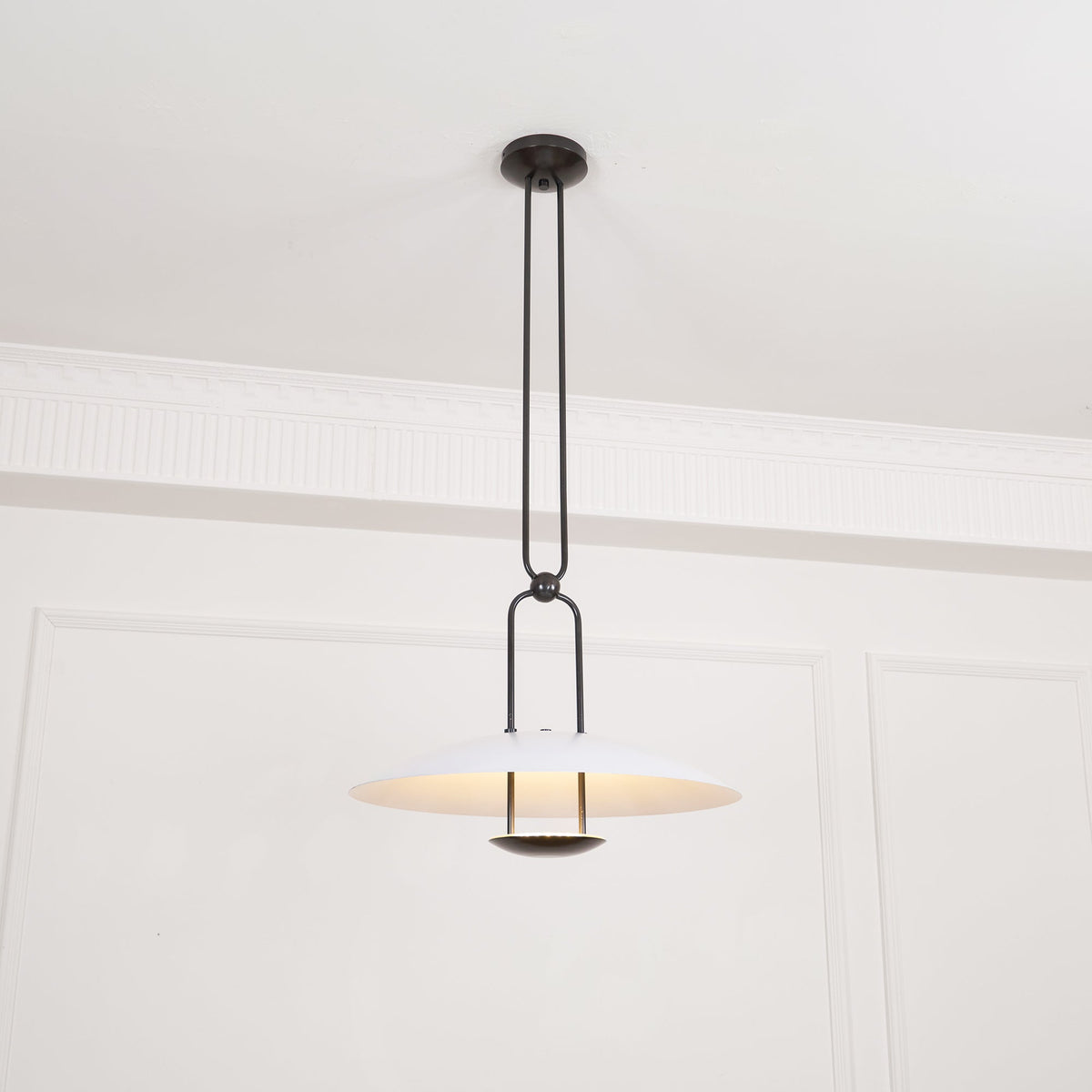 Orialette pendellampa i mässing