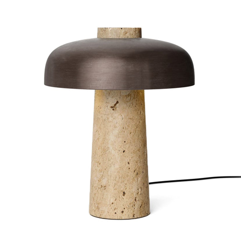 Oakley-travertinbordlampe