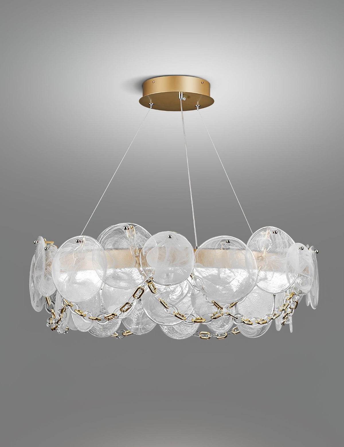 Candelabro de luxo em vidro Celinaria