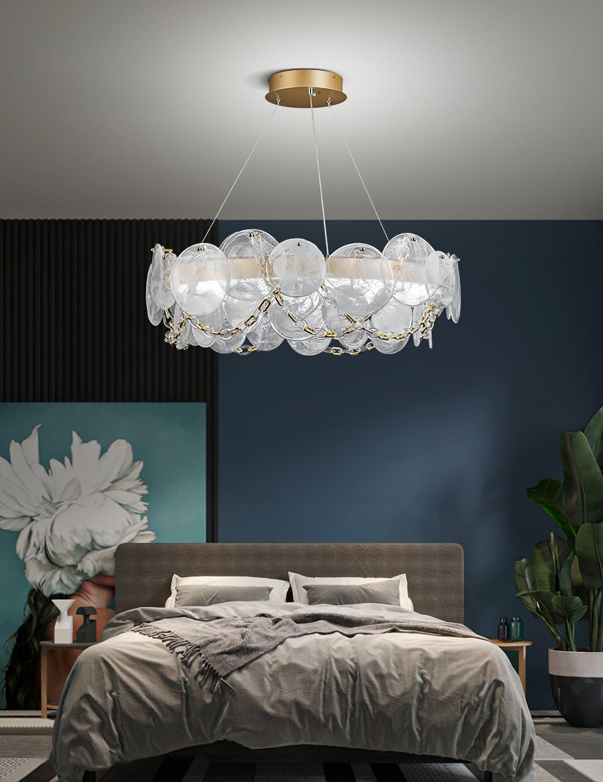 Candelabro de luxo em vidro Celinaria