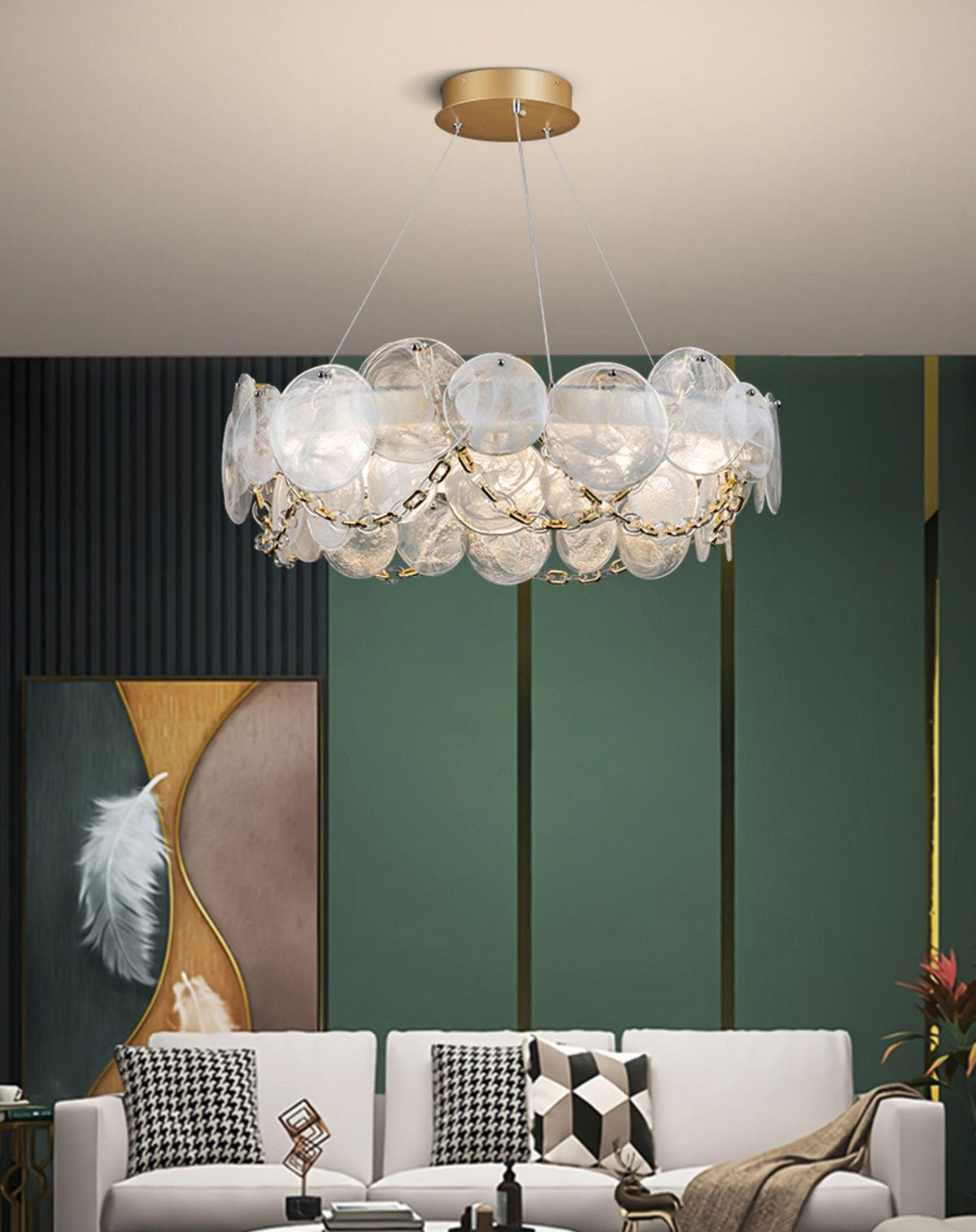 Candelabro de luxo em vidro Celinaria