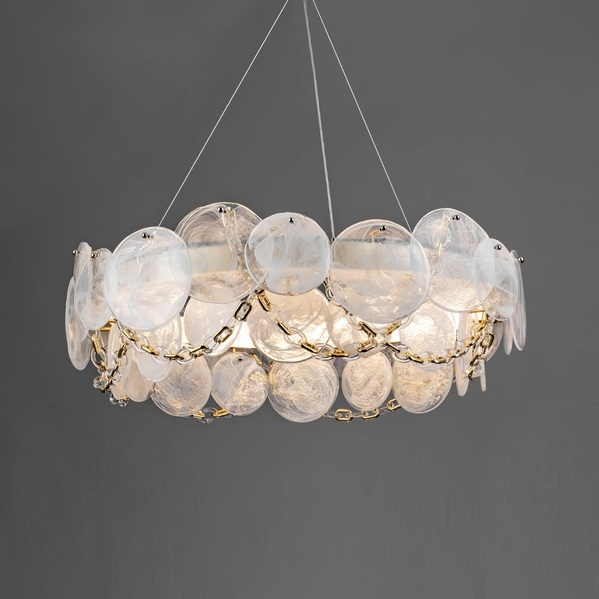 Candelabro de luxo em vidro Celinaria
