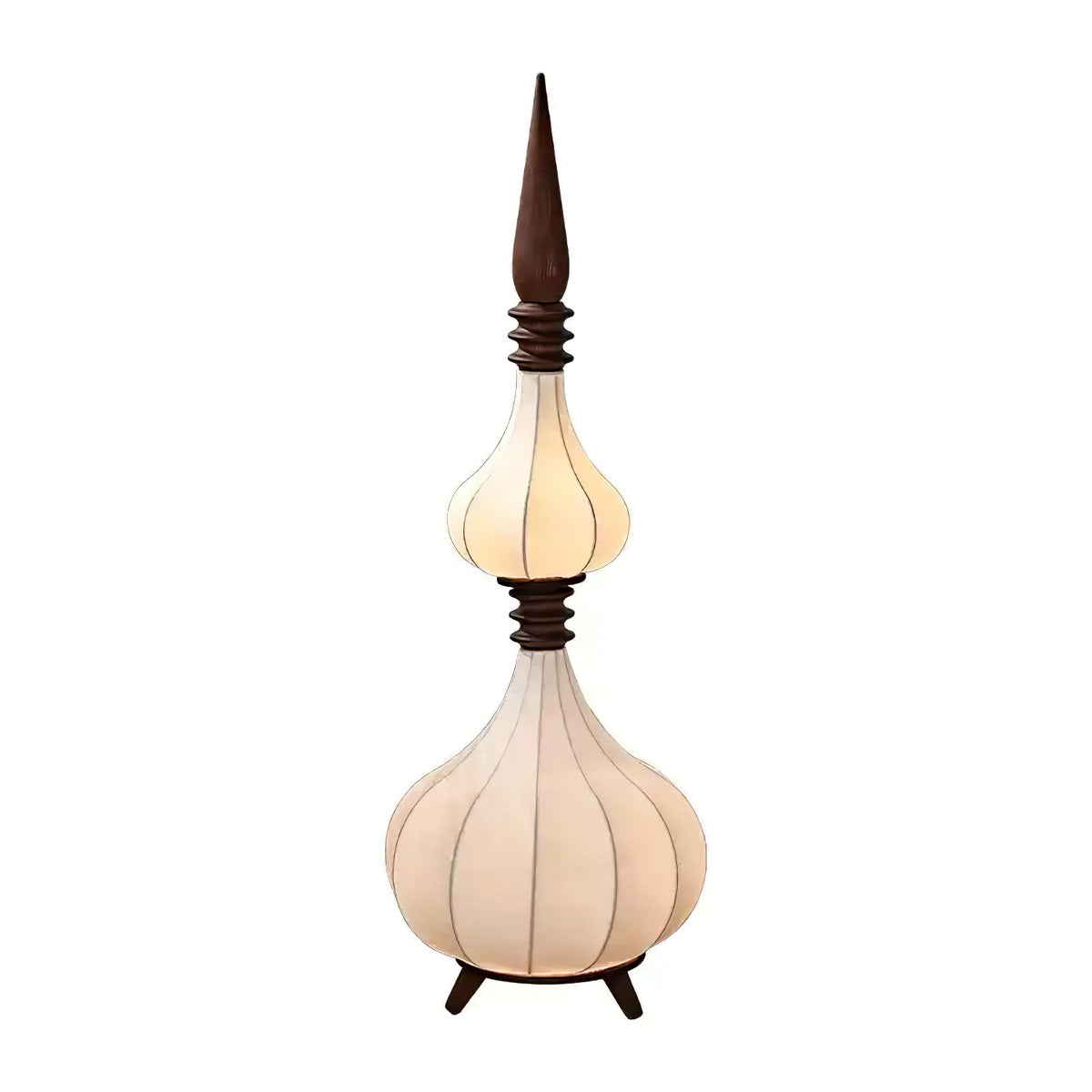 Cetalyra-lagopdelt gulvlampe i græskarform