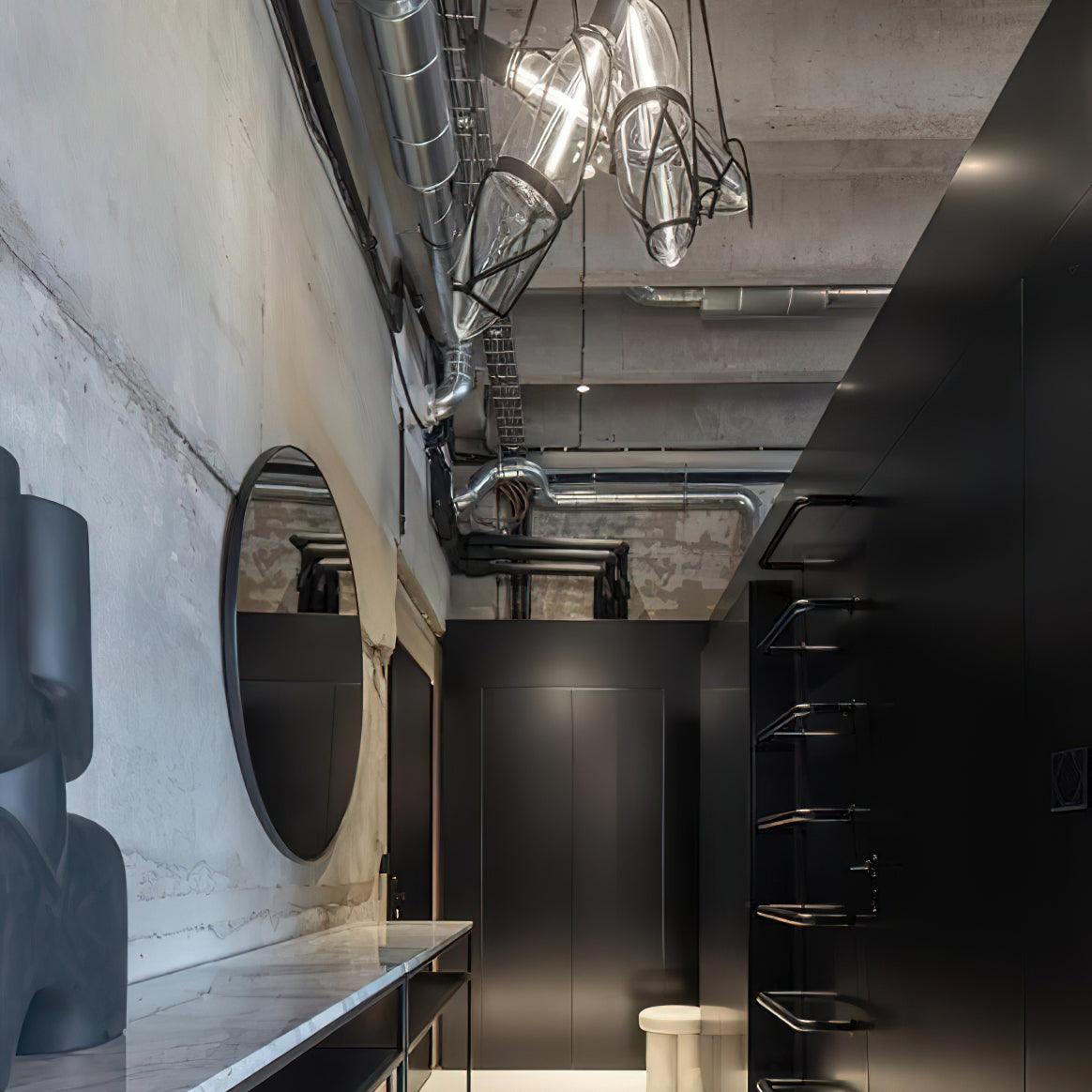 Sior kreativ flaskeformet pendellampe i glas