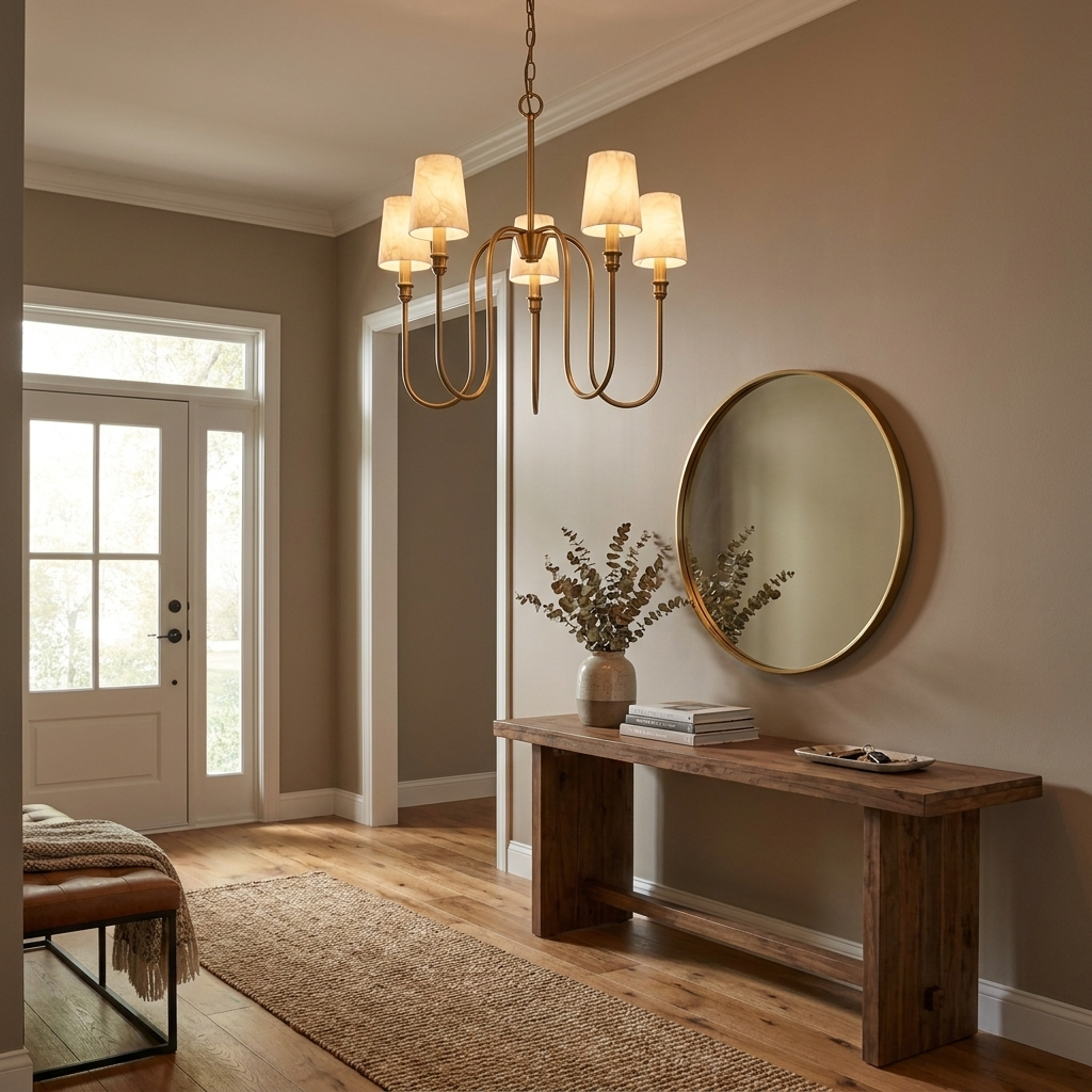 Candelabro Perrinhurst em alabastro