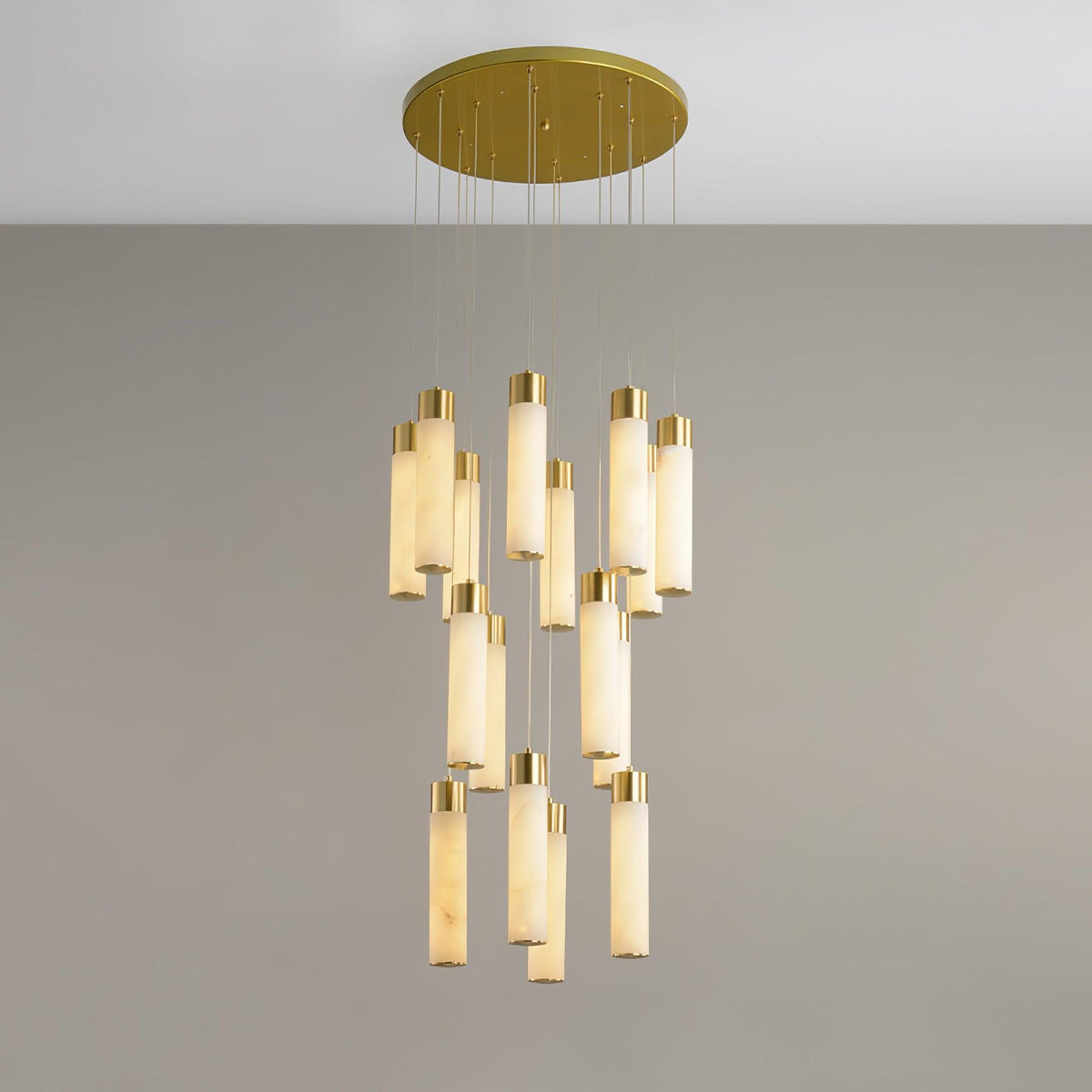 Aurelia Modern Alabaster Pendant Chandelier