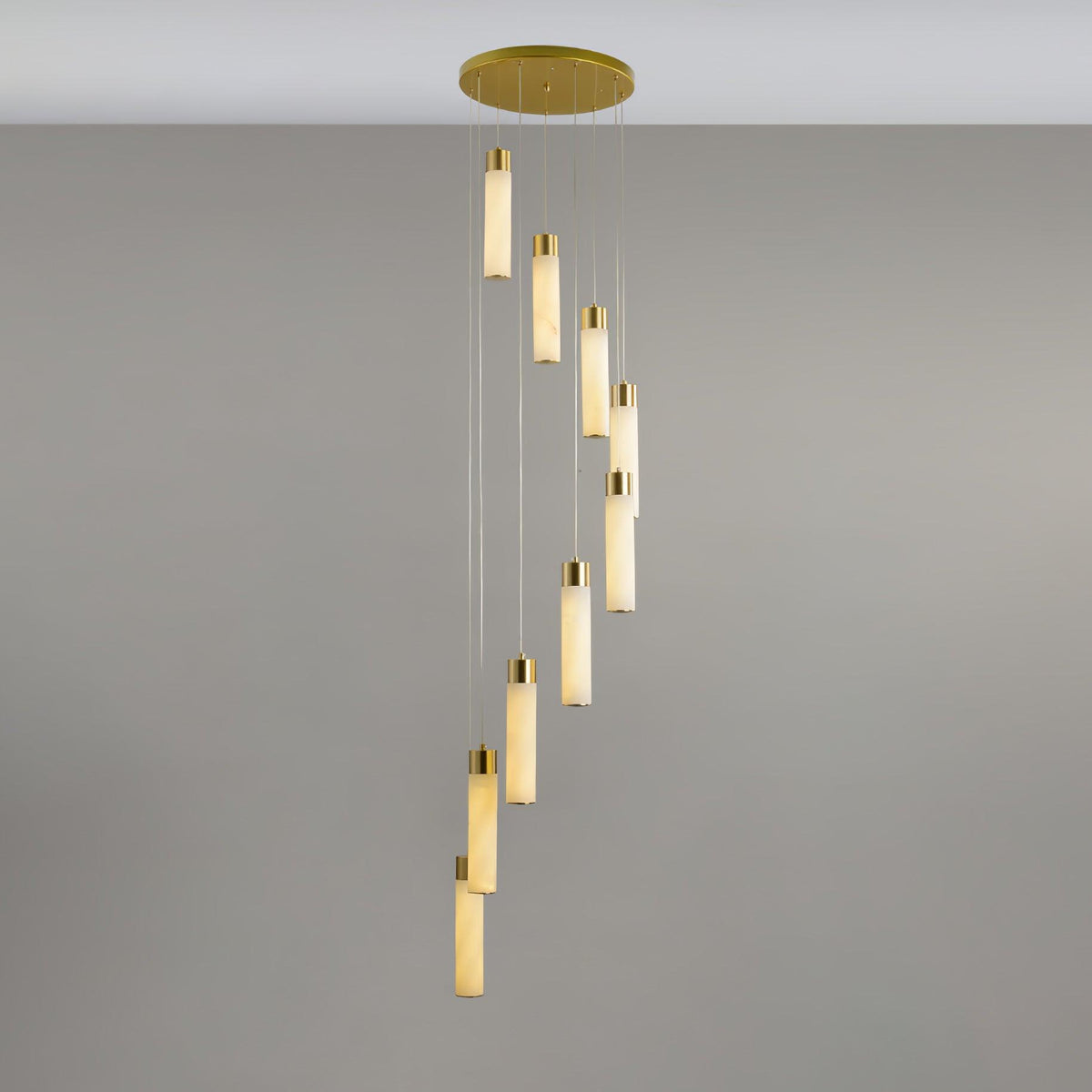 Aurelia Modern Alabaster Pendant Chandelier