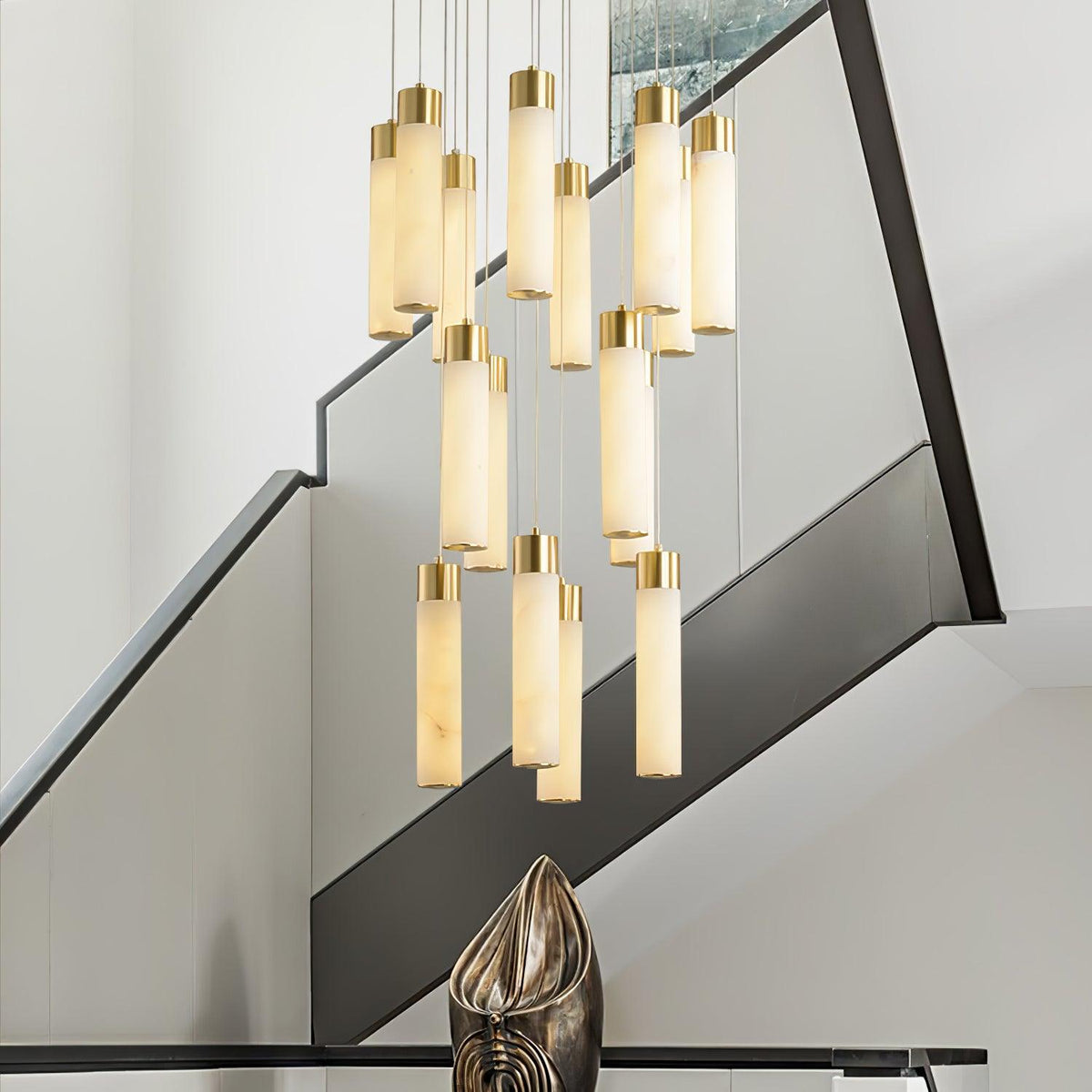 Aurelia Modern Alabaster Pendant Chandelier