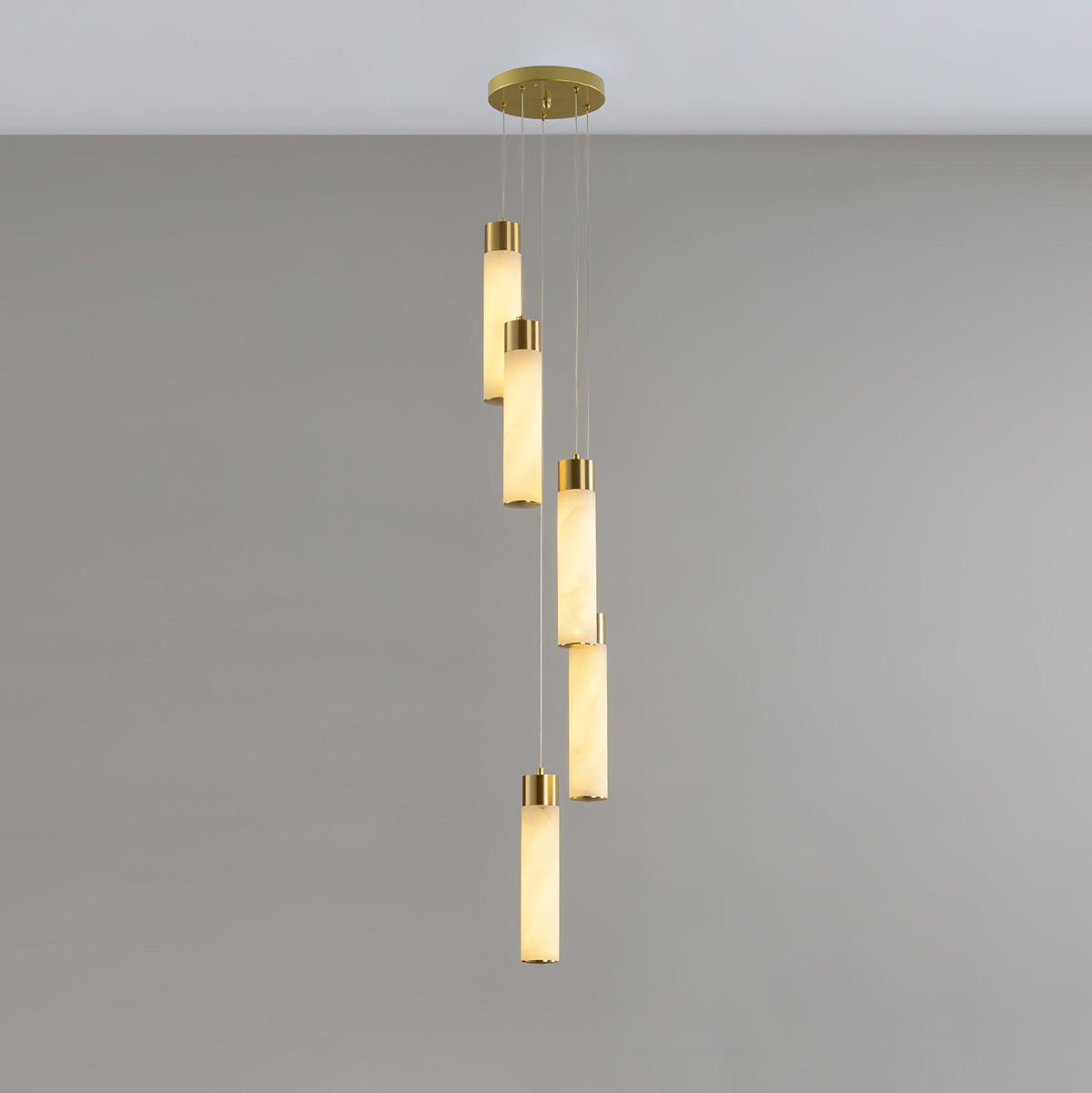 Aurelia Modern Alabaster Pendant Chandelier