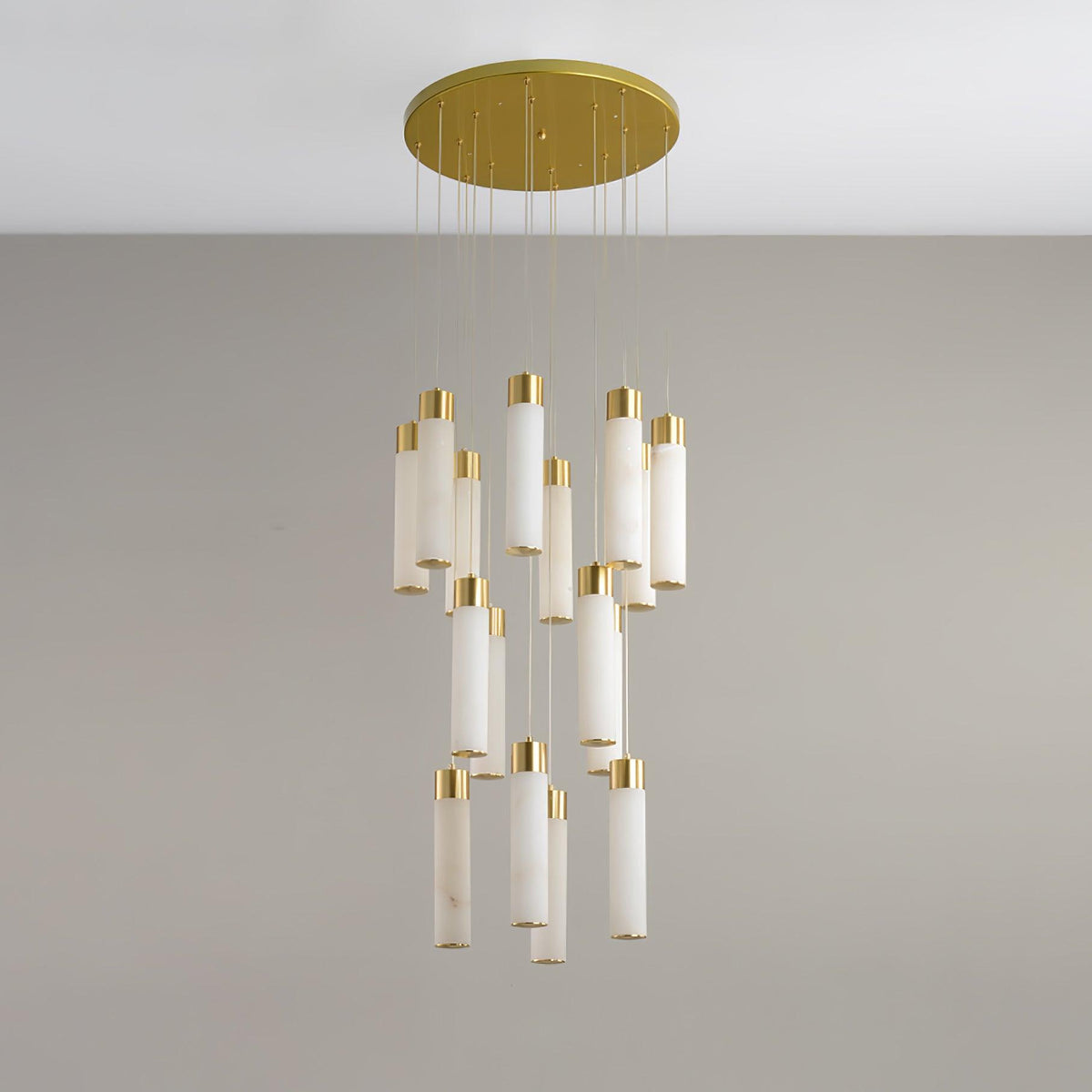 Aurelia Modern Alabaster Pendant Chandelier