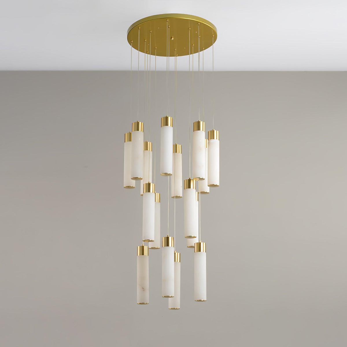 Aurelia Modern Alabaster Pendant Chandelier