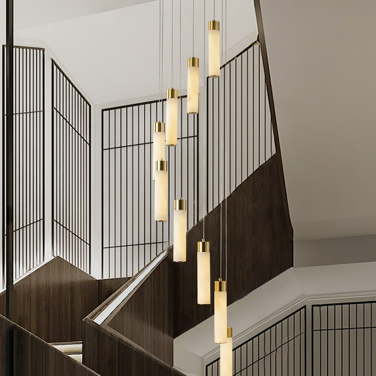 Aurelia Modern Alabaster Pendant Chandelier