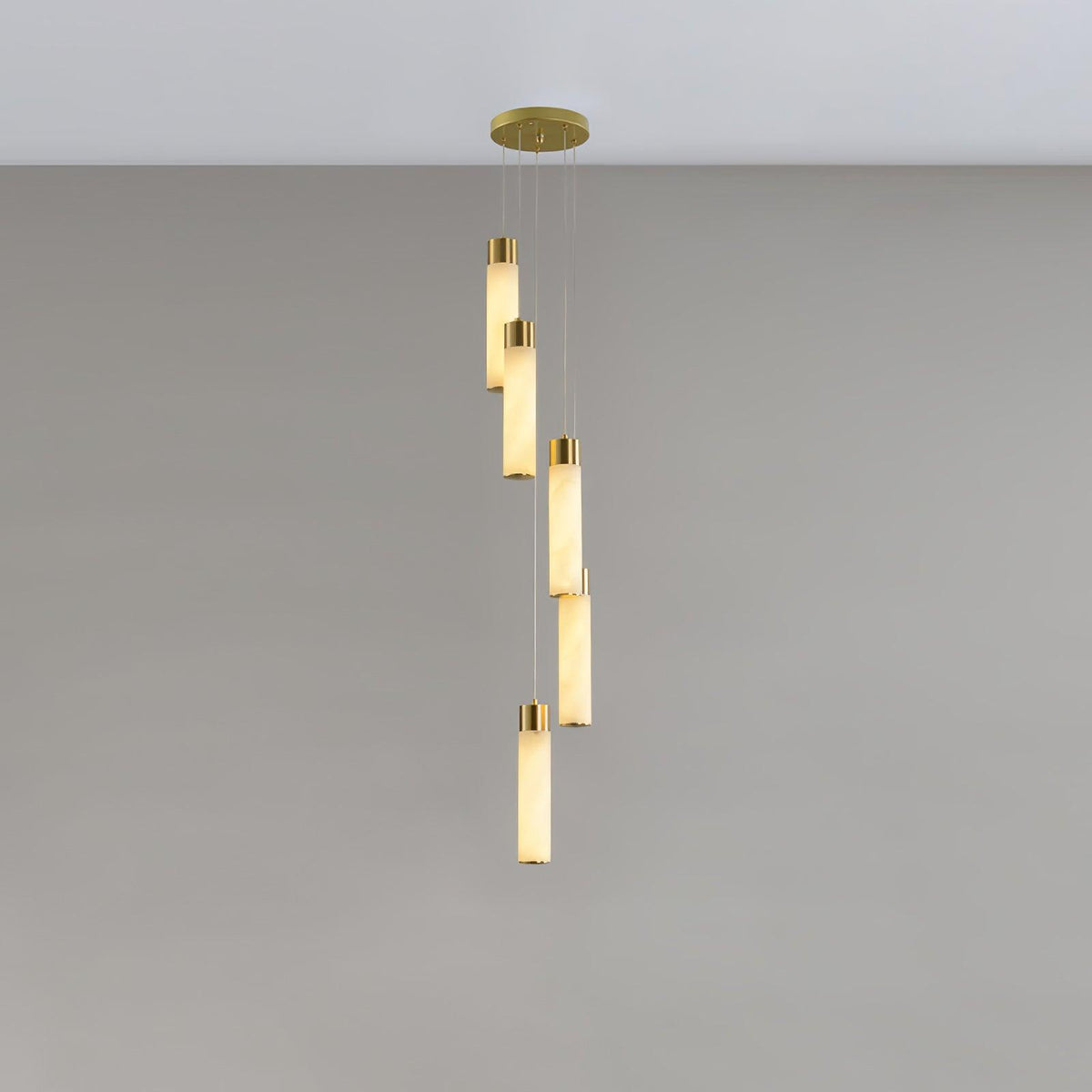 Aurelia Modern Alabaster Pendant Chandelier