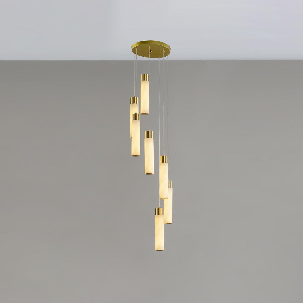 Aurelia Modern Alabaster Pendant Chandelier
