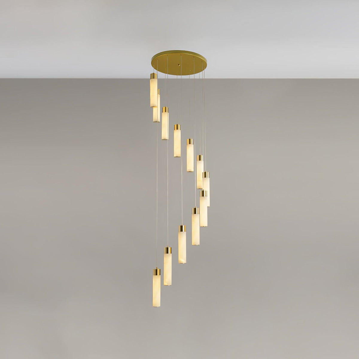 Aurelia Modern Alabaster Pendant Chandelier