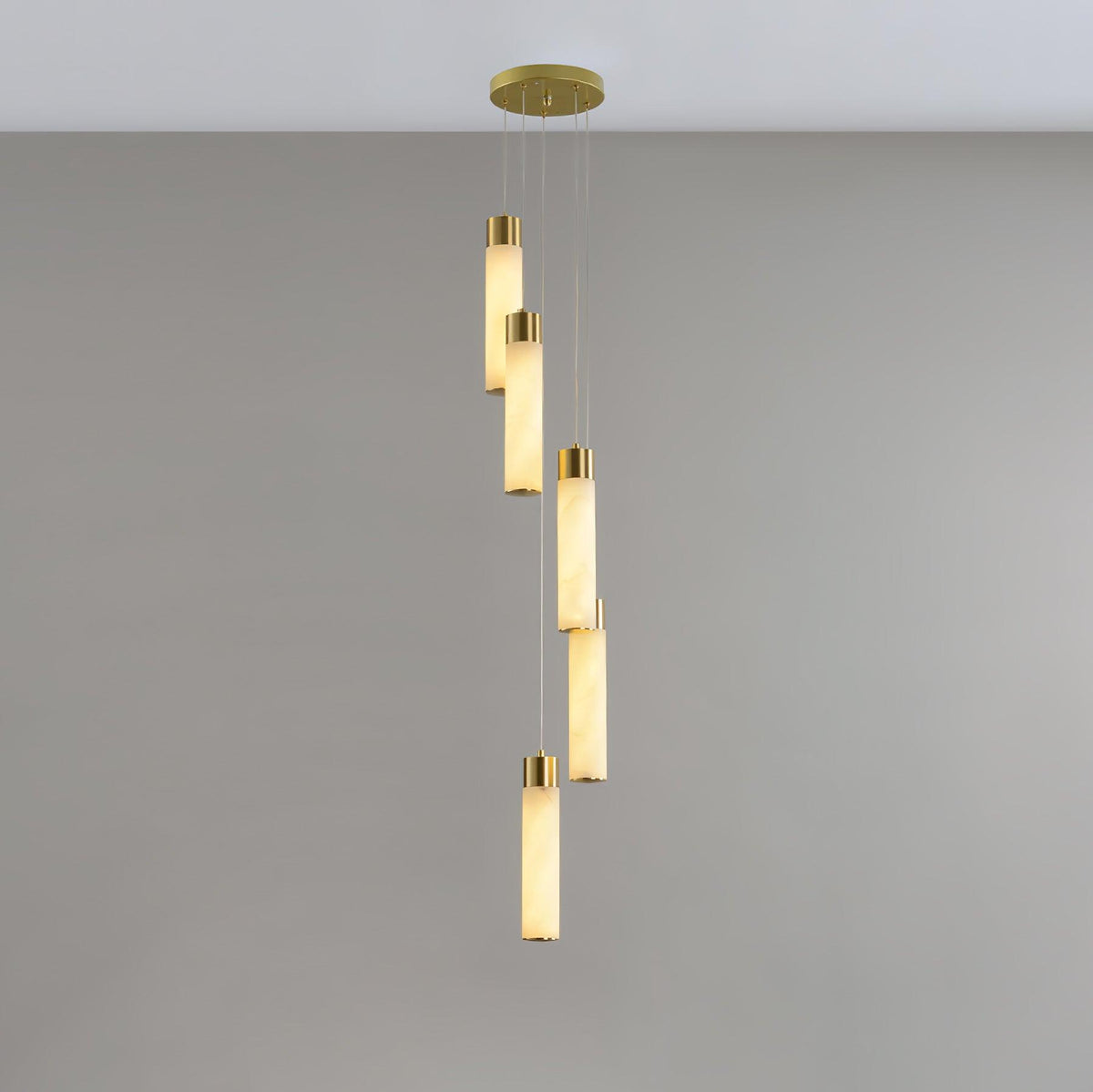Aurelia Modern Alabaster Pendant Chandelier