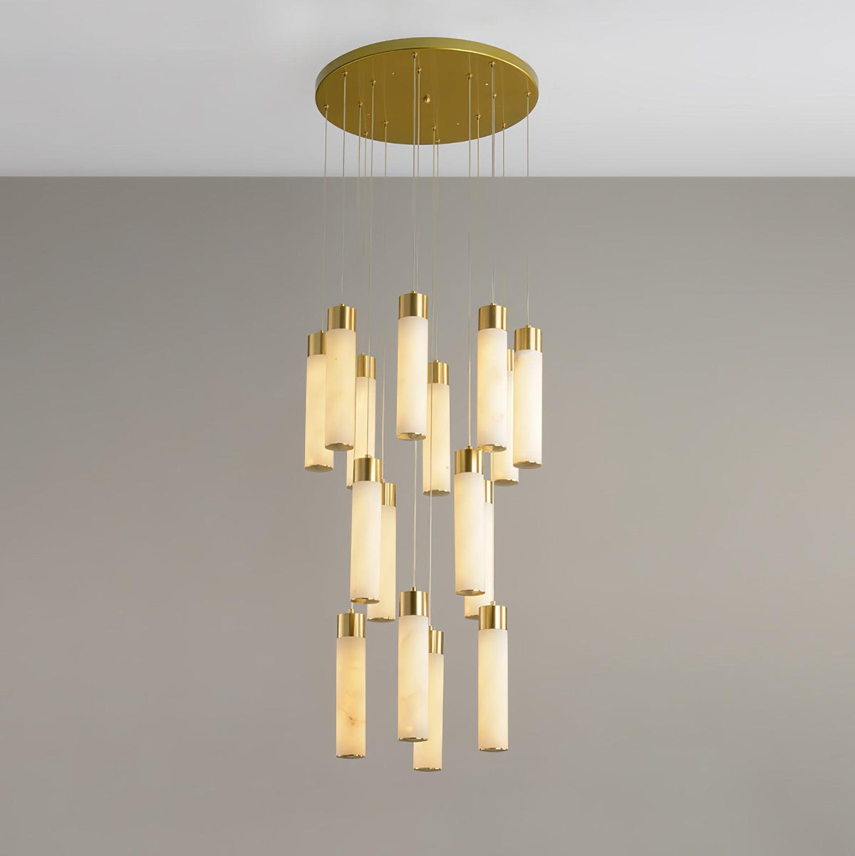 Aurelia Modern Alabaster Pendant Chandelier