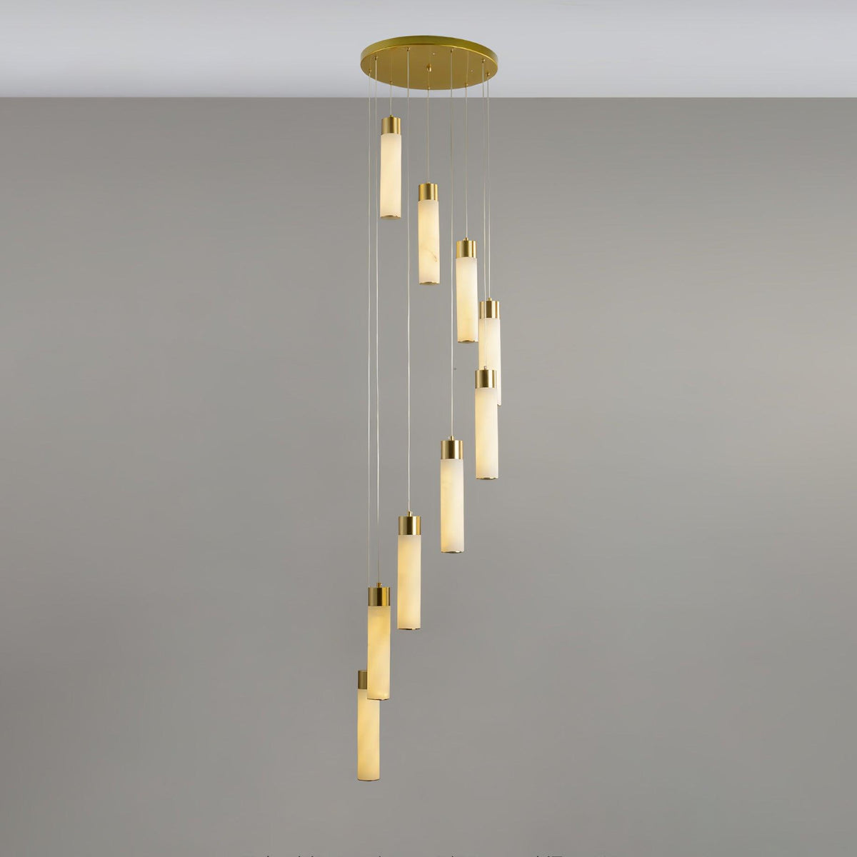 Aurelia Modern Alabaster Pendant Chandelier