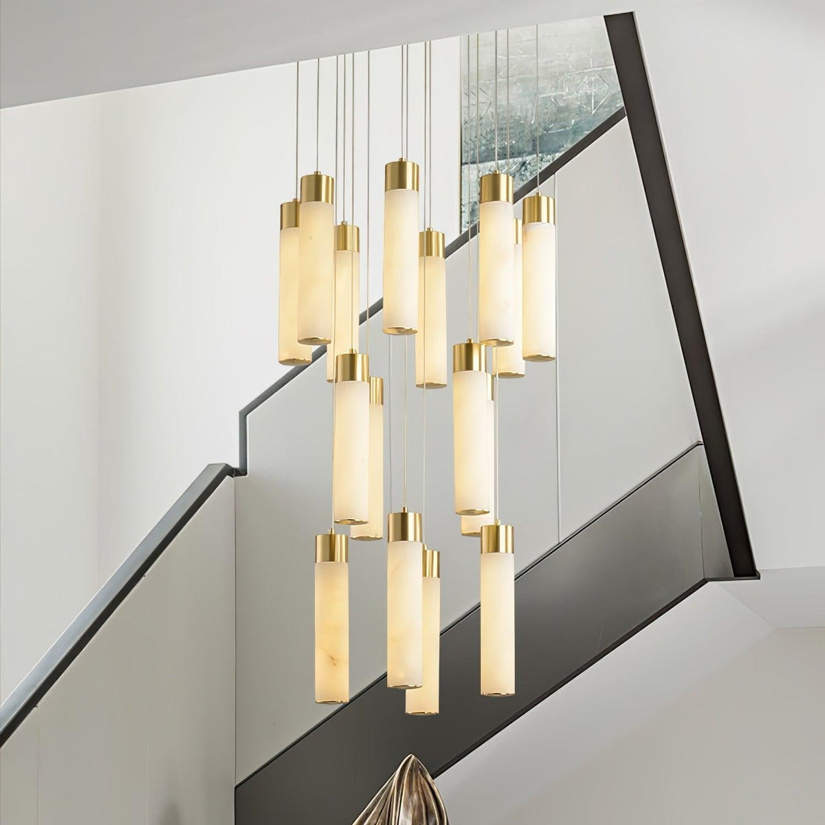 Aurelia Modern Alabaster Pendant Chandelier