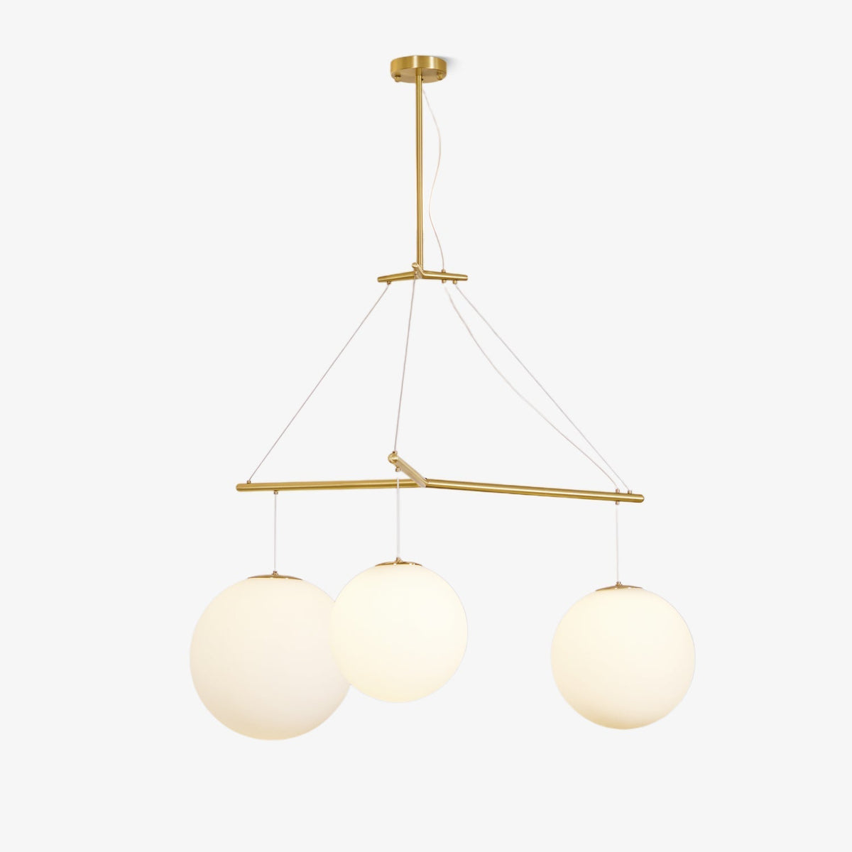 Triad minimalistisk pendellampa i glas