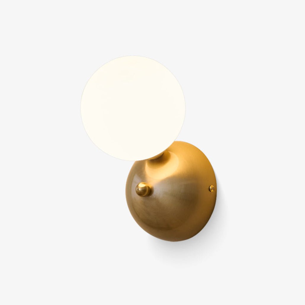 Ordoran moderne minimalistisk væglampe i glas