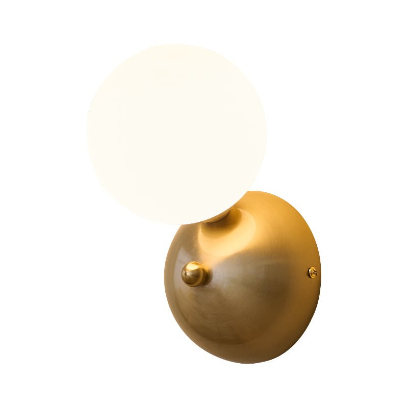 Ordoran moderne minimalistisk væglampe i glas