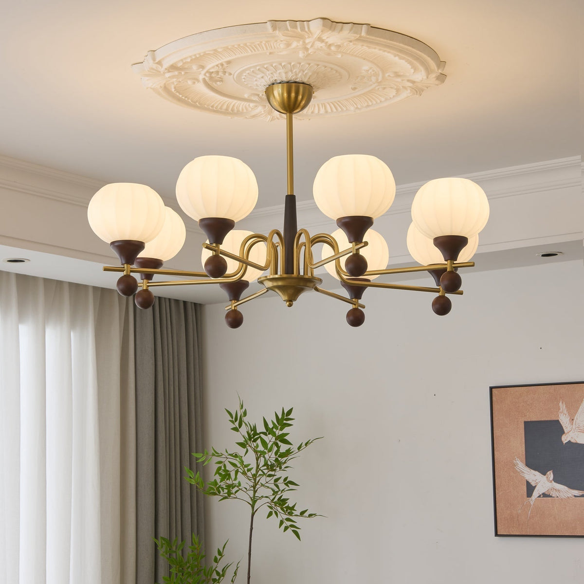 Candelabro Anorionis tradicional premium em madeira