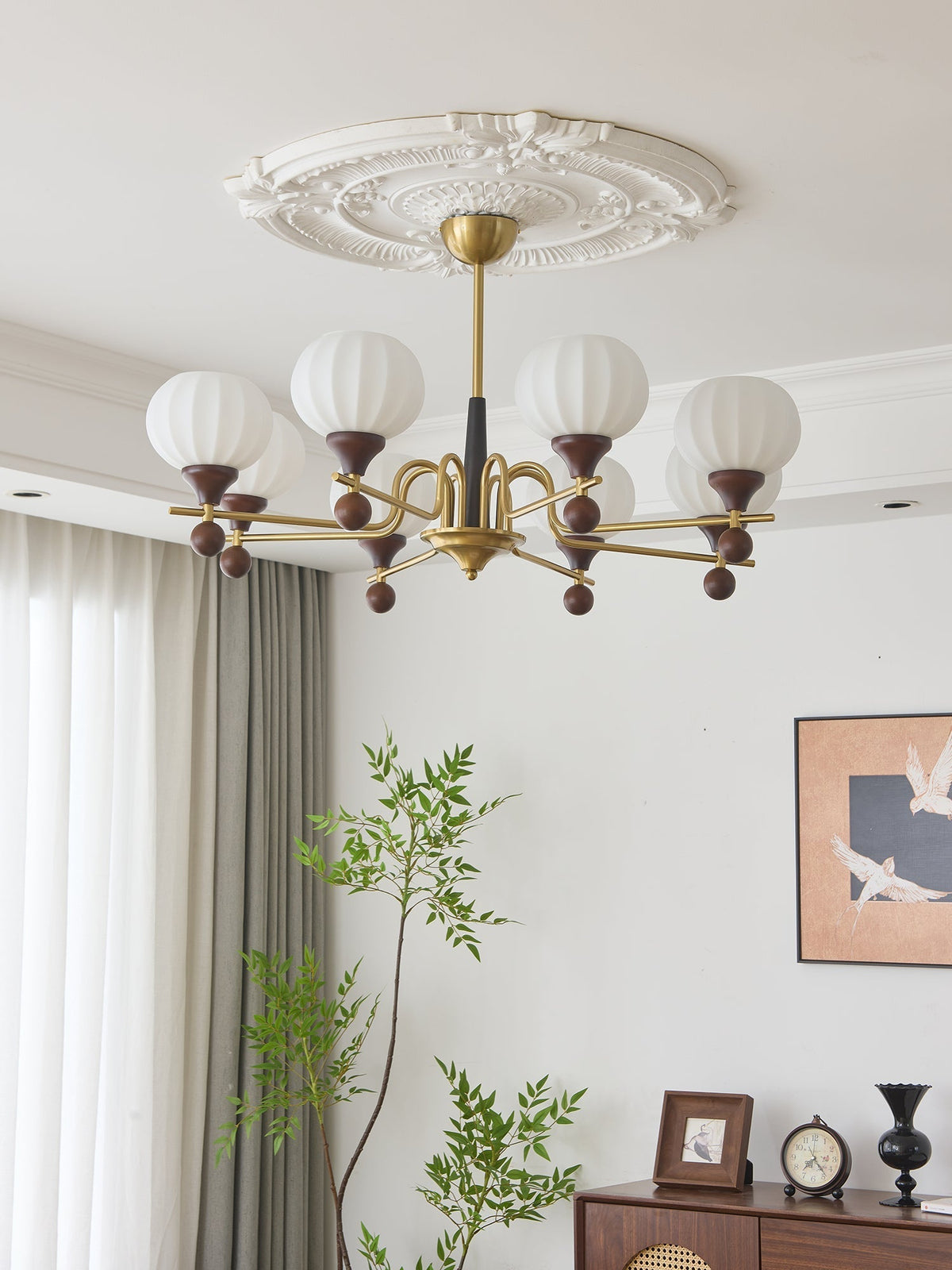 Candelabro Anorionis tradicional premium em madeira