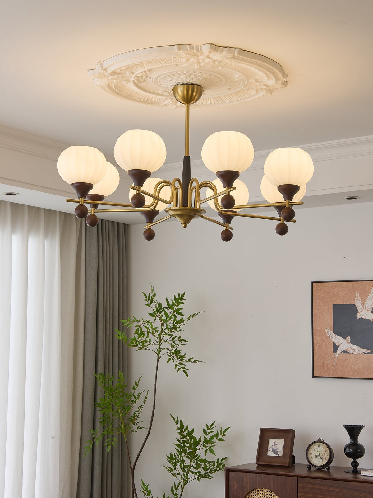 Candelabro Anorionis tradicional premium em madeira