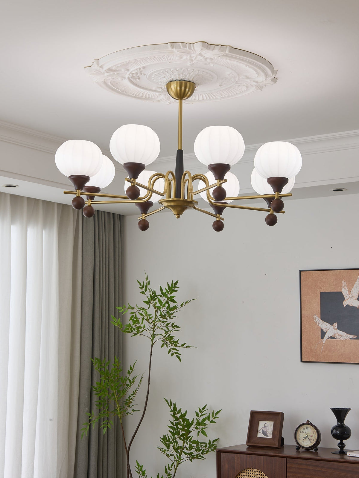 Candelabro Anorionis tradicional premium em madeira