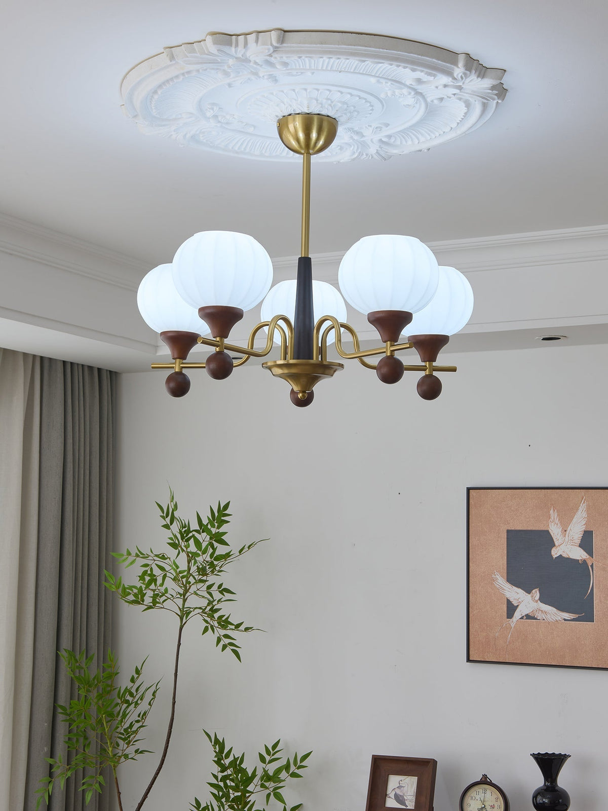 Candelabro Anorionis tradicional premium em madeira