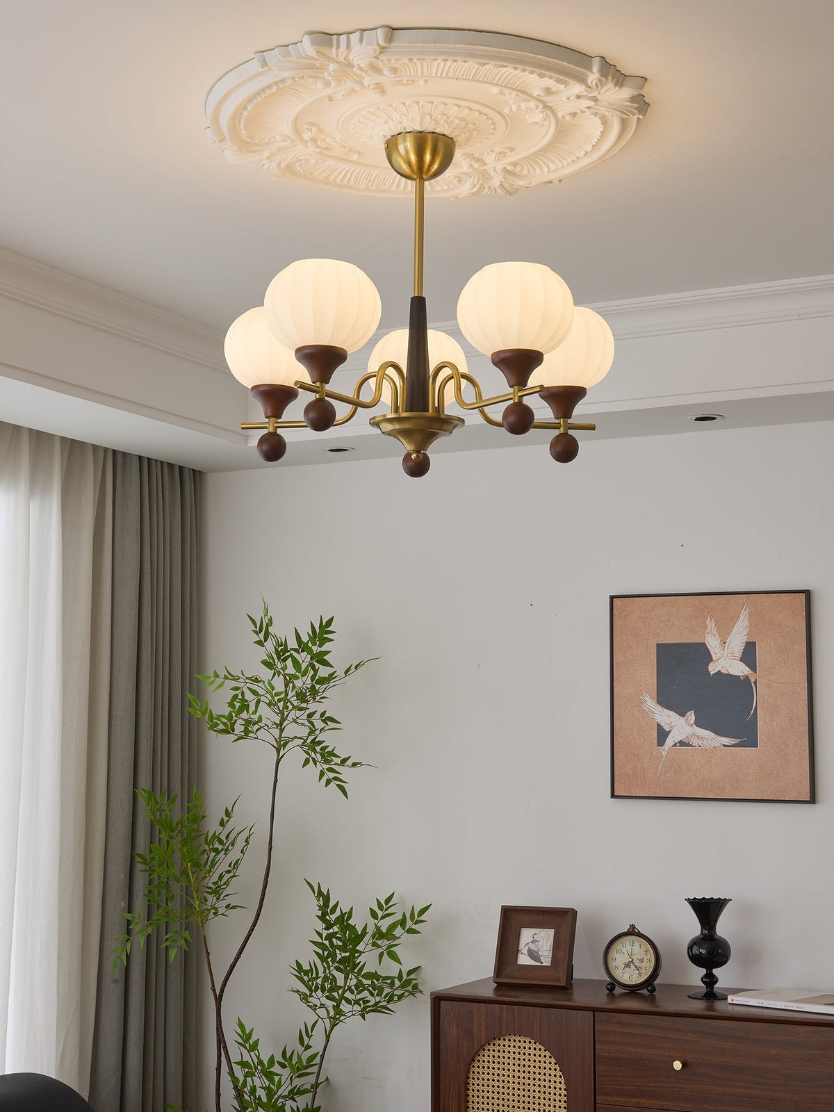 Candelabro Anorionis tradicional premium em madeira