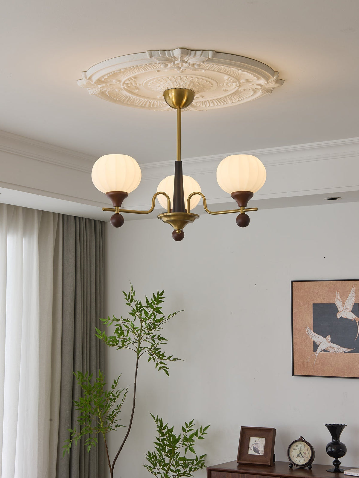 Candelabro Anorionis tradicional premium em madeira
