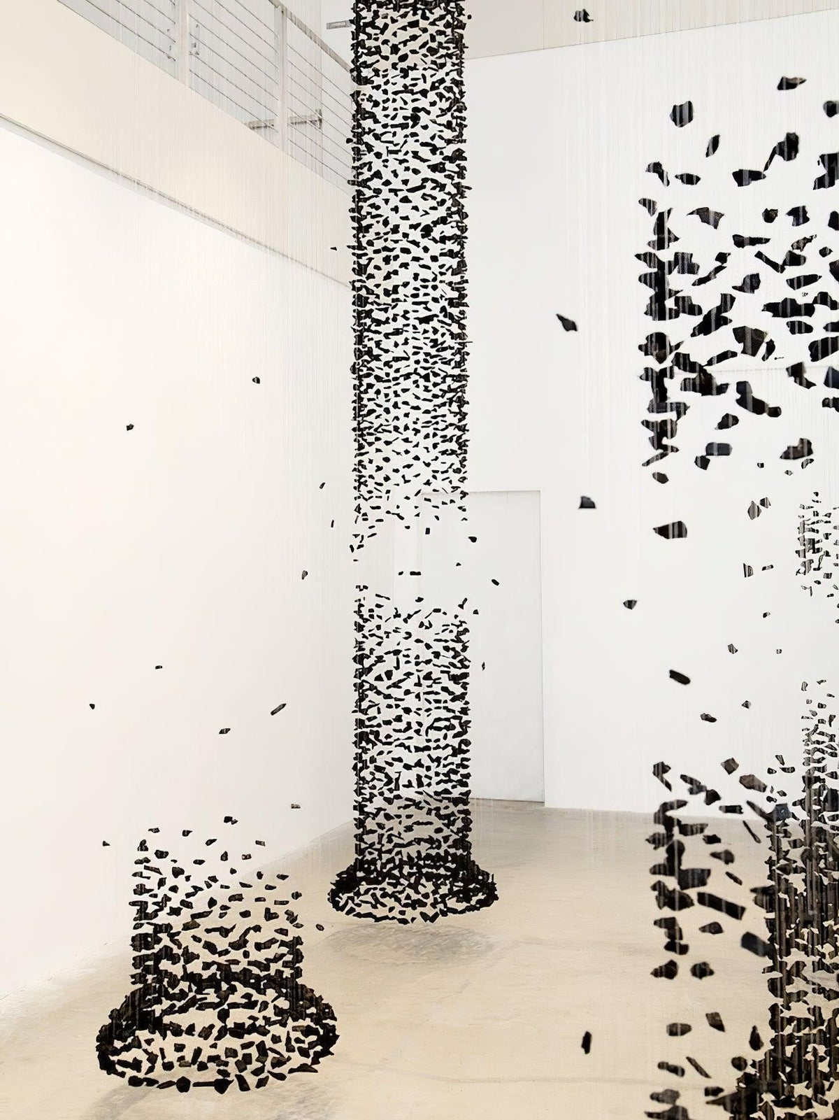 Selorella Charcoal Stone Sculptural Chandelier Letter S to Z