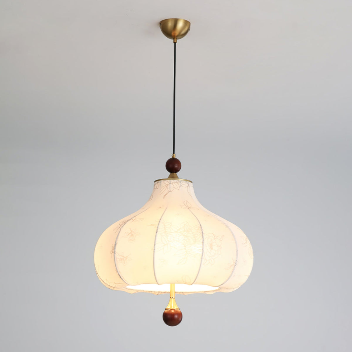 Favian vintage pendellampa i trä