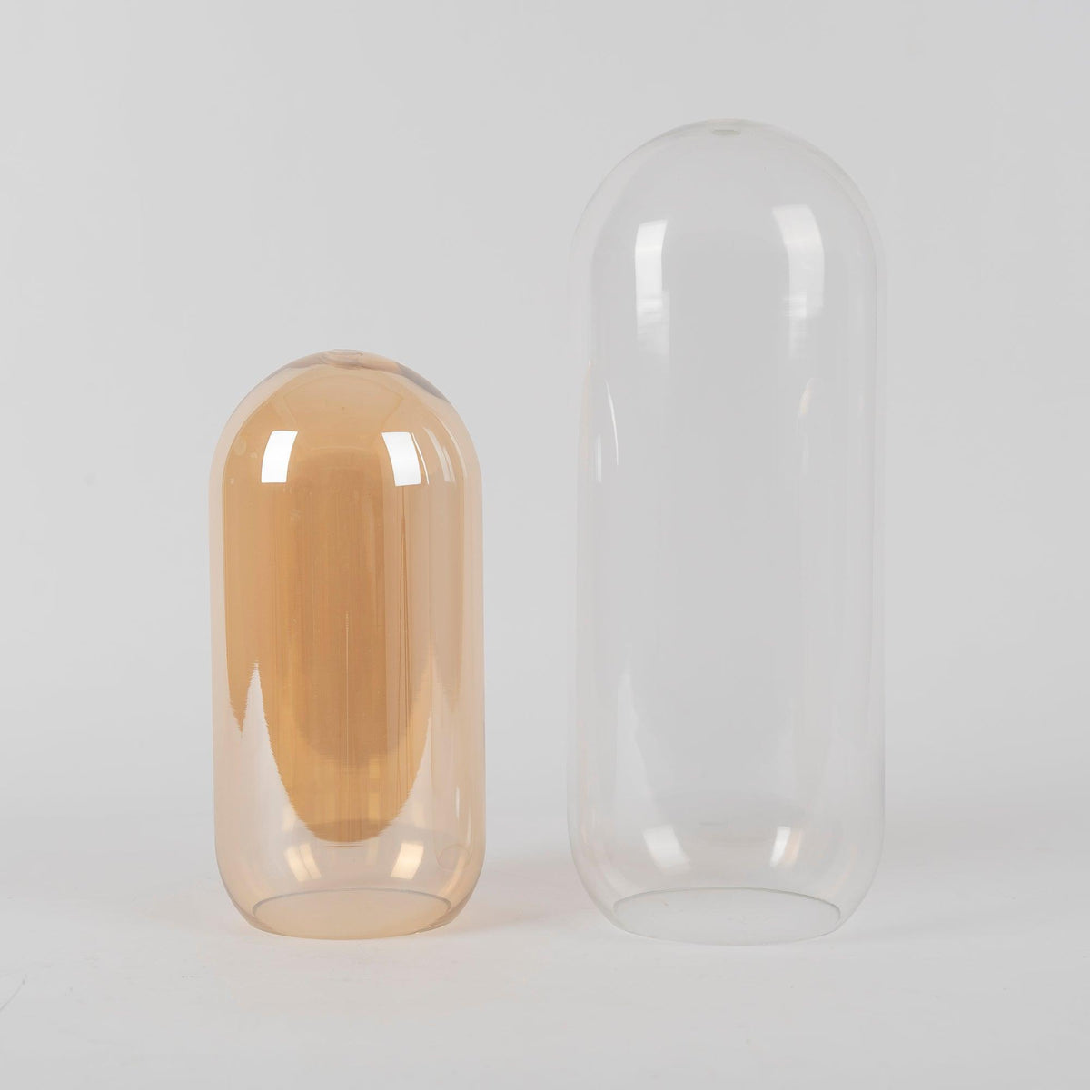 Veleine pendellampe i Chiswick-glas til stuen